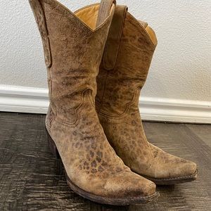 Old Gringo cowboy boots leopard print